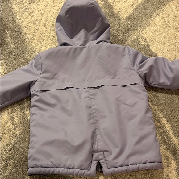 Cat & Jack Light Purple Hooded Jacket and Heart Rain Coat Bundle - Picture 9 of 13